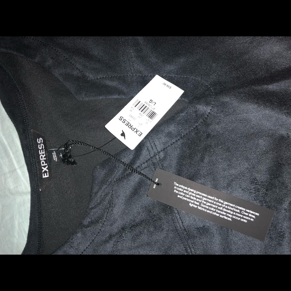 Express Suede Top - Picture 3 of 3